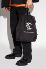 White Mountaineering BLACK Folding shopper bag