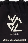 White Mountaineering BLACK Folding shopper bag