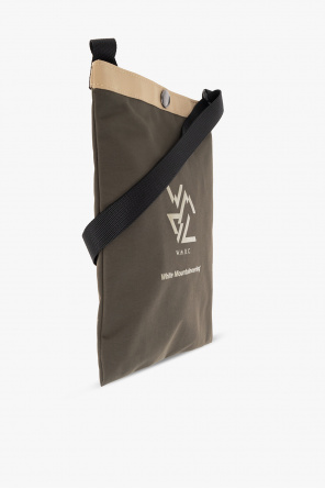 White Mountaineering White Mountaineering Logo Embroidered Zip-up Crossbody Bag