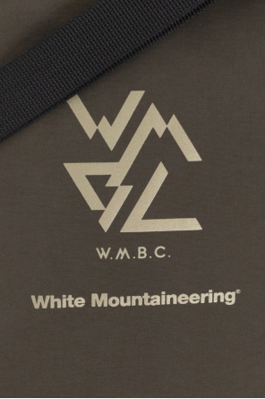 White Mountaineering White Mountaineering Mango drawstring cosmetic Cotton bag in black