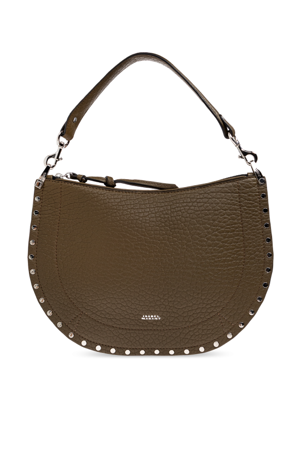 Leather shoulder bag ‘Oskan Soft Zip’ od Isabel Marant