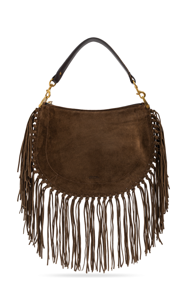 Suede shoulder bag ‘Oskan Soft Zip’ od Isabel Marant