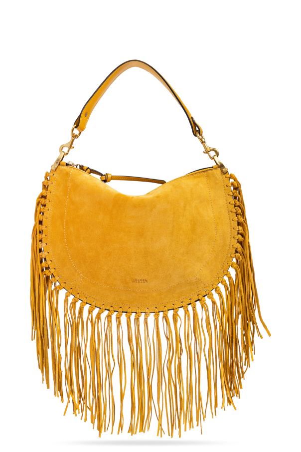 Suede shoulder bag ‘Oskan Soft Zip’ od Isabel Marant