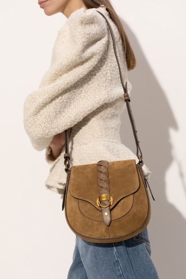 Isabel Marant Bolso bandolera de ante ‘Altay Small’