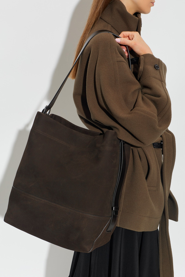 Lemaire Suede bag from the "Belted" line