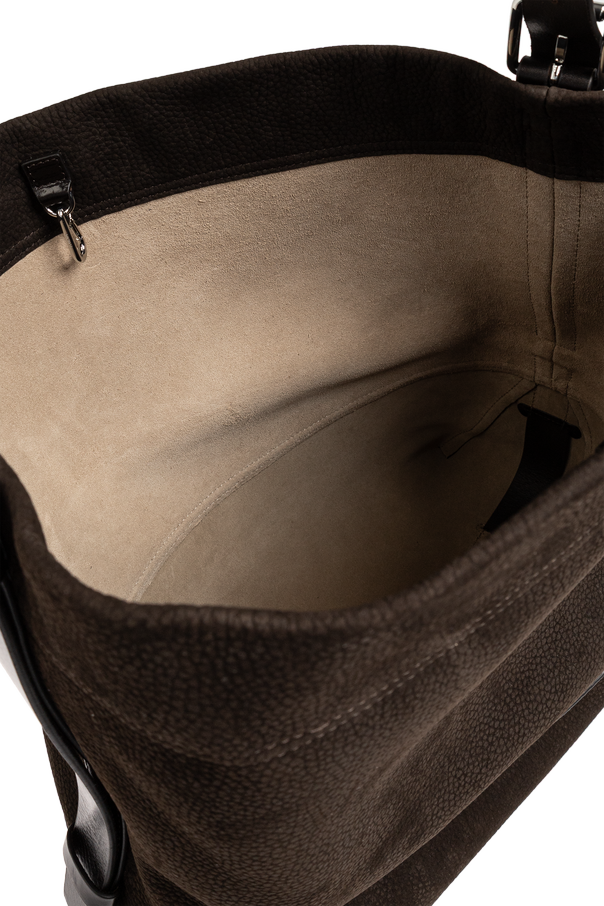Lemaire Suede bag from the "Belted" line