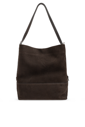 Suede bag from the "Belted" line