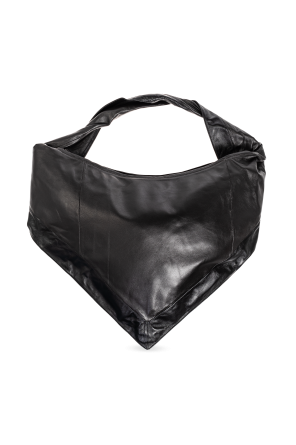 Leather bag Scarf