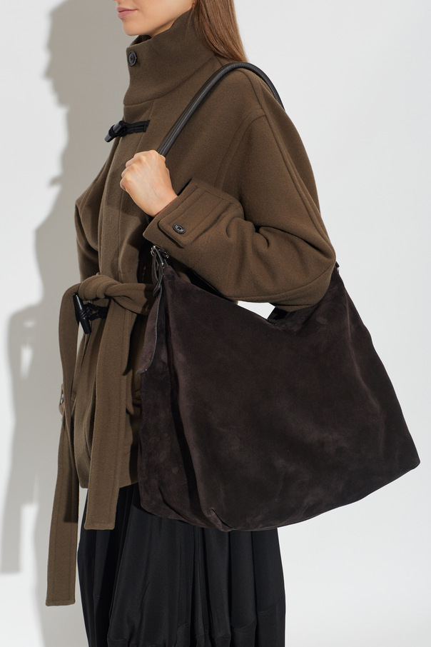 Lemaire Suede bag from the "Belted" line
