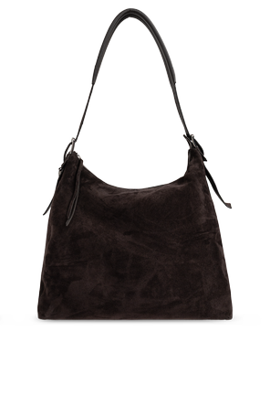 Suede bag from the "Belted" line