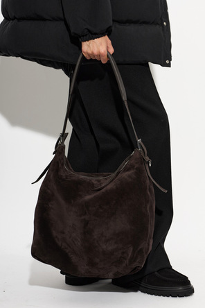 Lemaire Suede bag from the "Belted" line