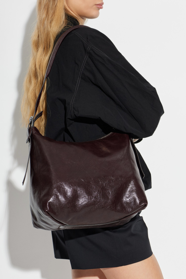 Lemaire Leather shoulder bag "Belted Small"