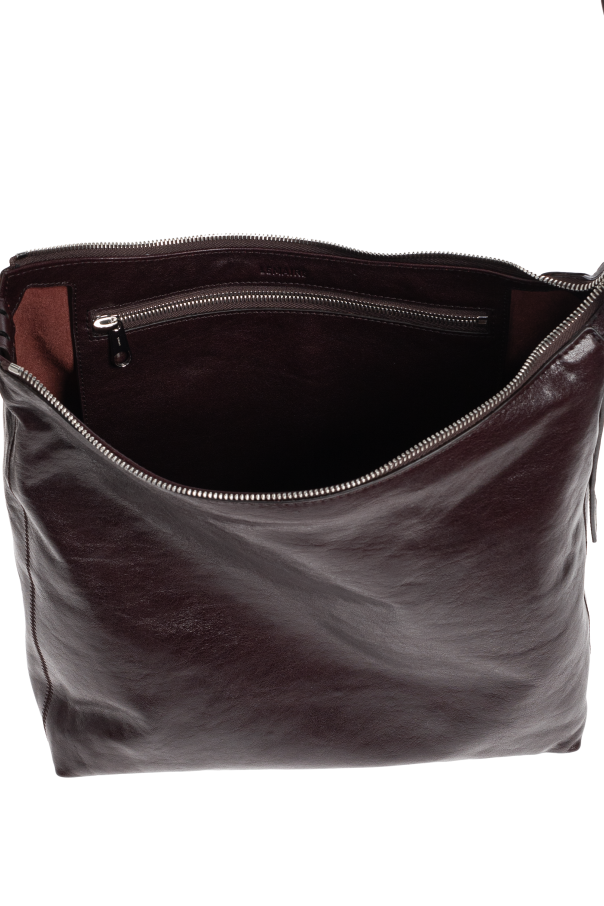 Lemaire Leather shoulder bag "Belted Small"