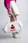 Isabel Marant WHITE Holdall bag with logo