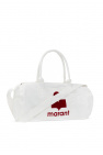 Isabel Marant WHITE Holdall bag with logo