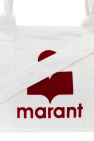 Isabel Marant WHITE Holdall bag with logo