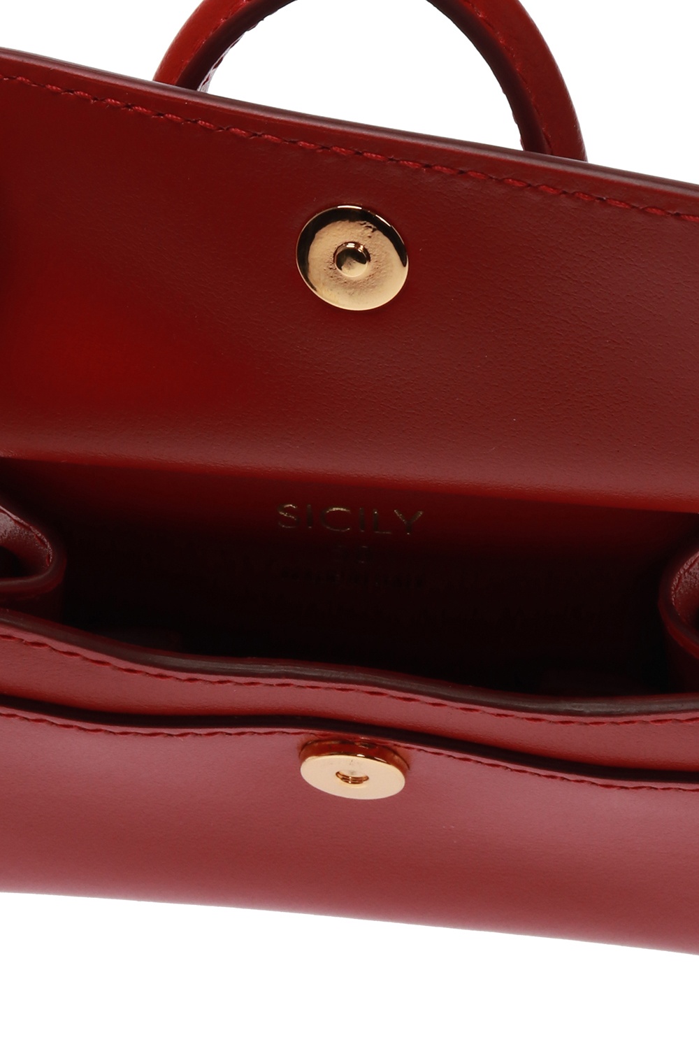 Dolce & Gabbana Mini Sicily 58 Crossbody Bag - Red