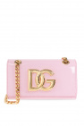 Dolce & Gabbana logo plaque clip-on cardholder