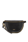 Can be worn as a clutch or shoulder black bag
