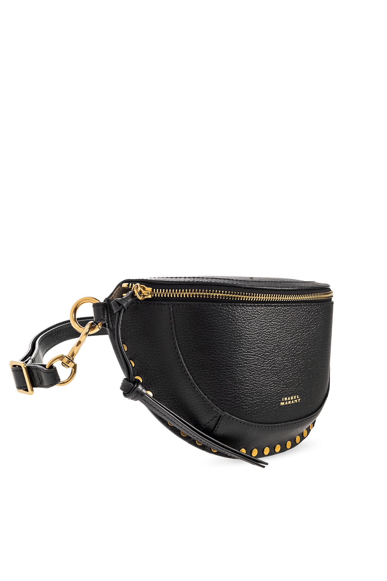 Isabel Marant ‘Skano’ shoulder black bag in leather