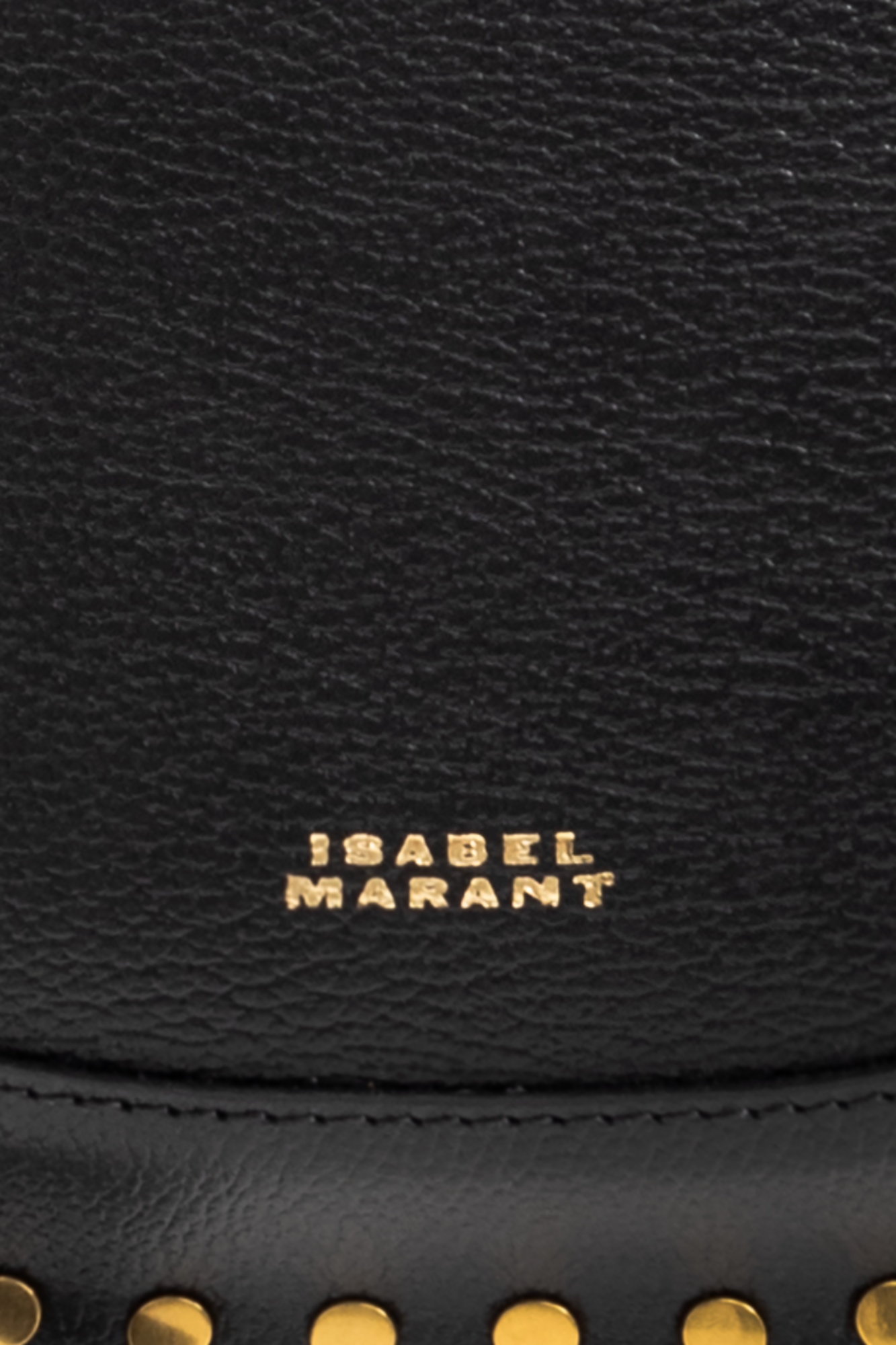 Isabel Marant ‘Skano’ shoulder black bag in leather