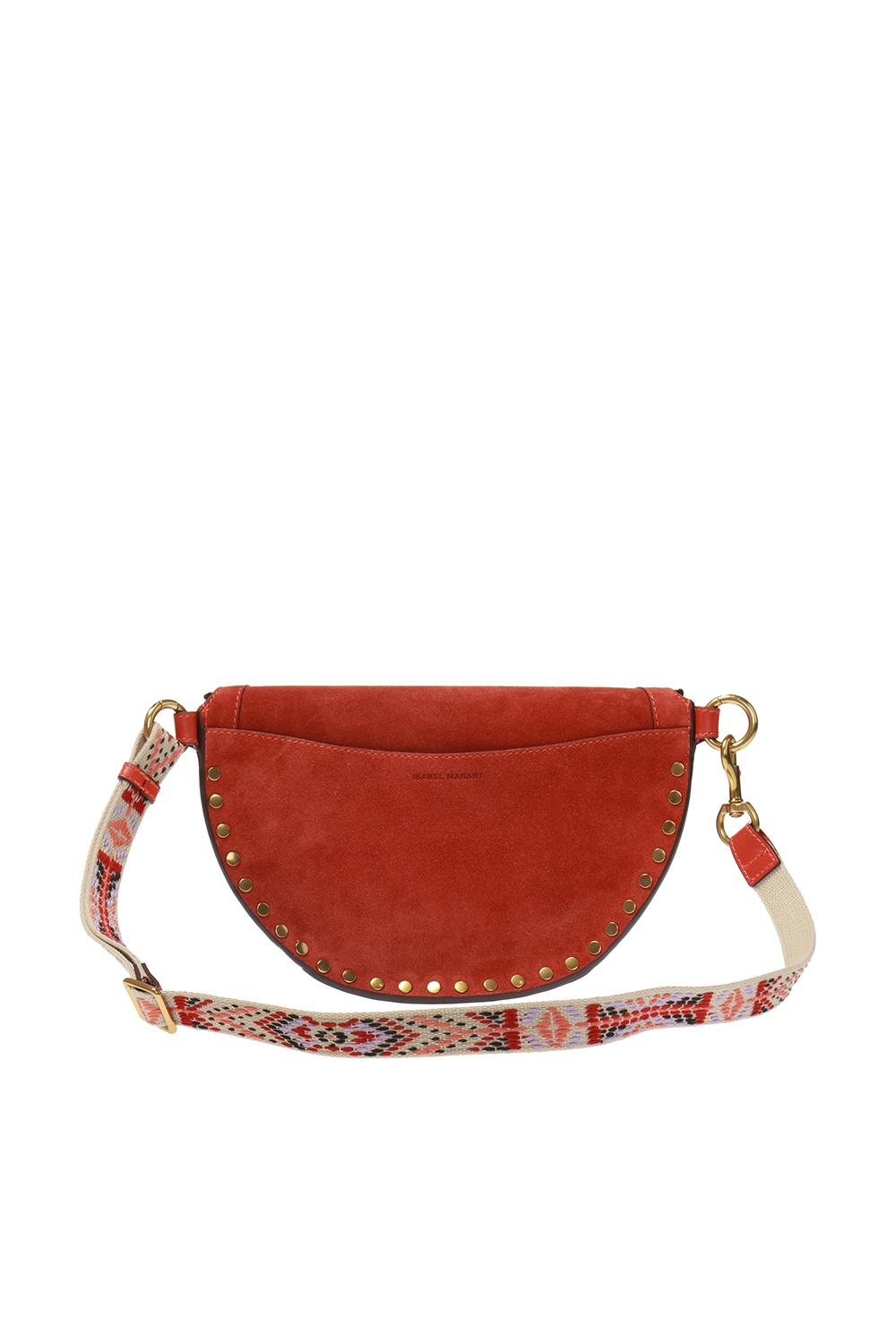 Isabel Marant Women's Skano Leather Belt Bag - Red - Belt Bags