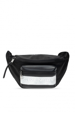 Givenchy Clutch mit Logo-Print Schwarz