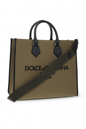 100% Autentyczny cushion dolce & Gabbana sweter ‘Edge’ shopper bag