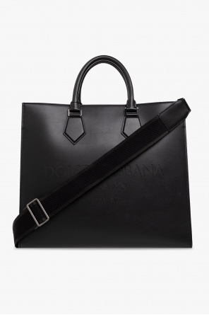 ‘edge’ shopper bag od Dolce & Gabbana debossed-logo buckle belt