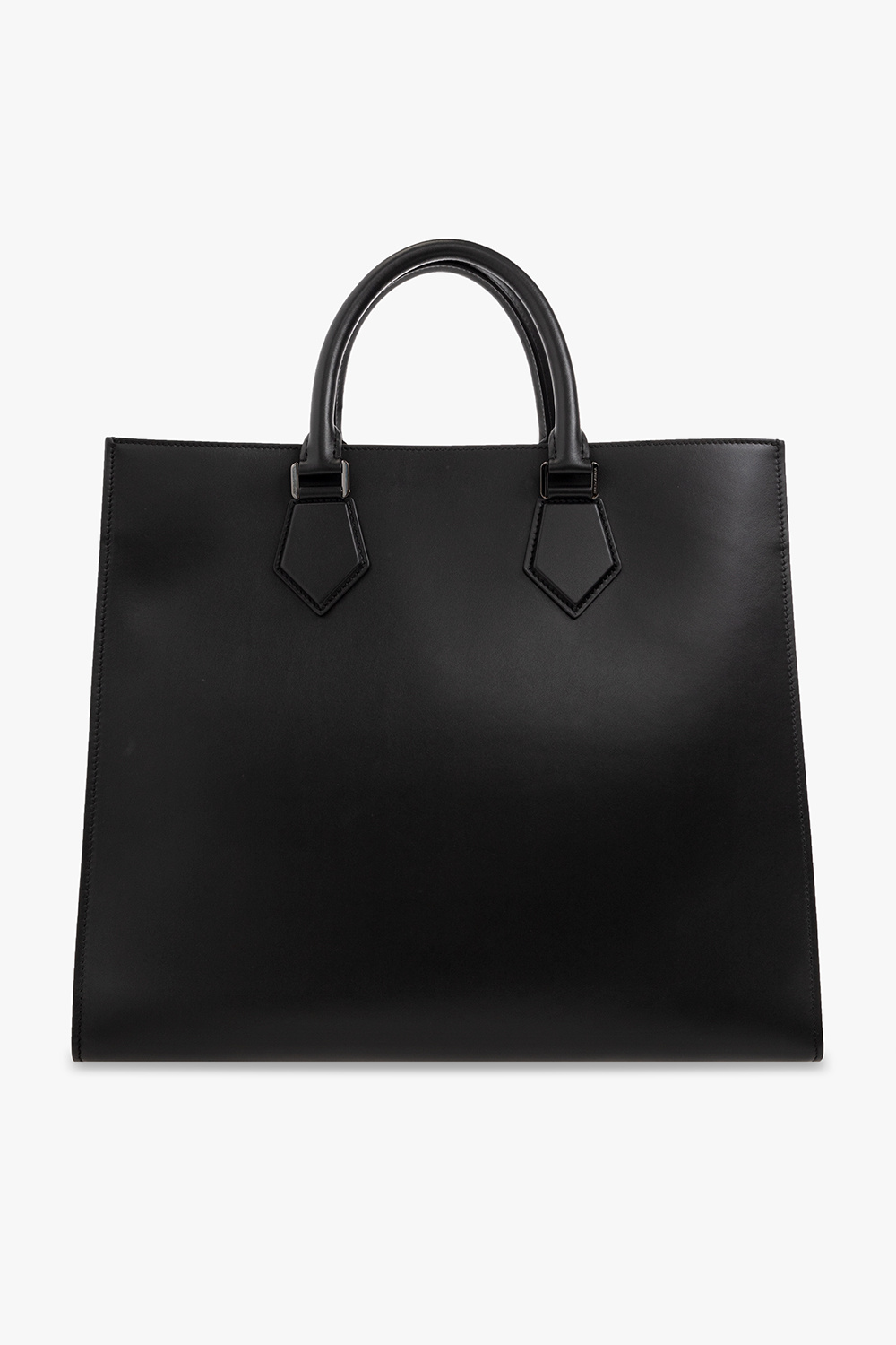 DOLCE & GABBANA long-sleeve denim shirt ‘Edge’ shopper bag
