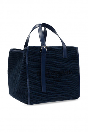 dolce zip & Gabbana Woven shopper bag