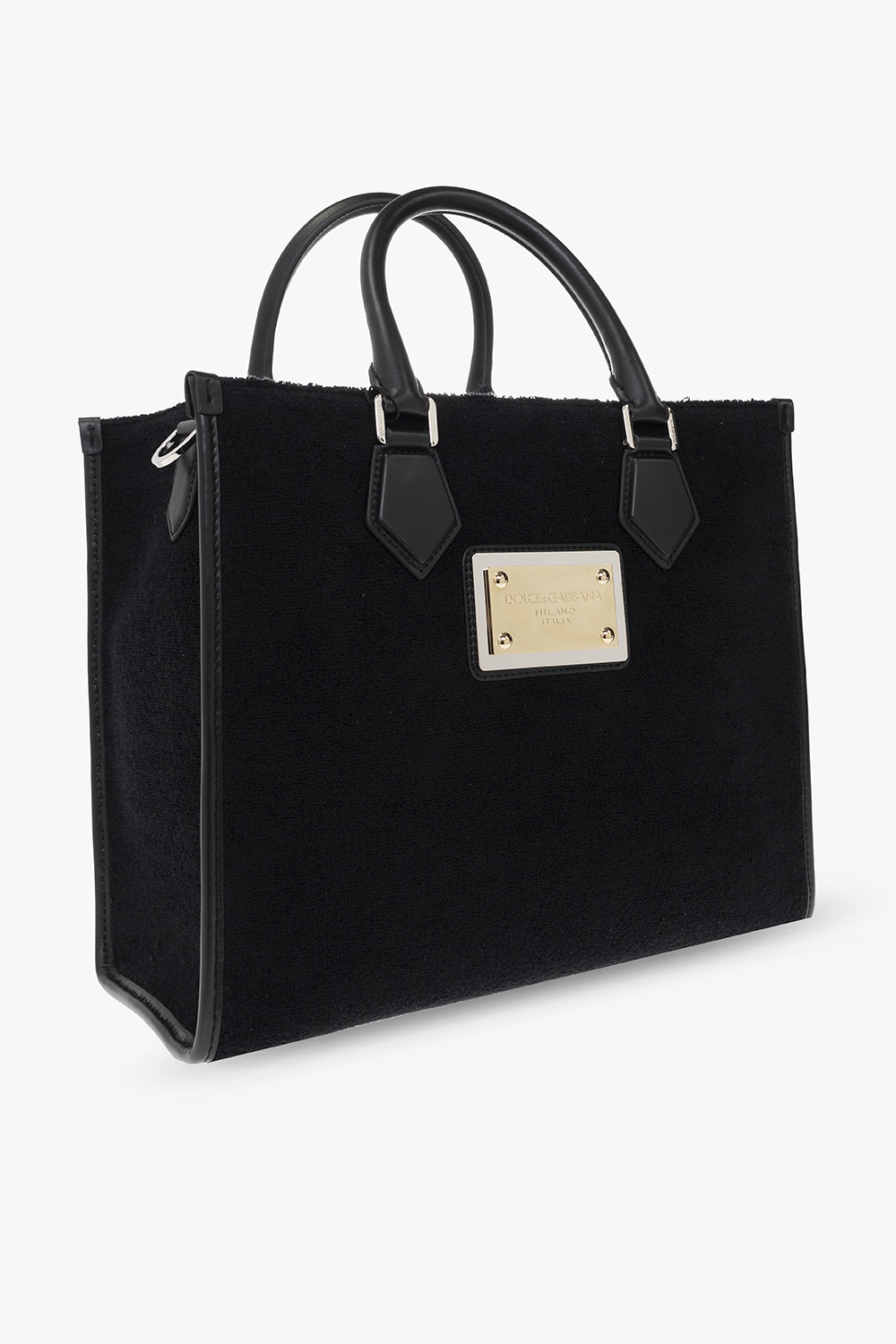 Dolce & Gabbana leopard-print halterneck bikini top Shopper bag