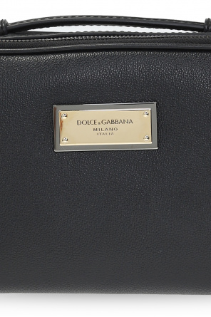 Dolce & Gabbana Dolce & Gabbana V-neck logo-patch T-shirt