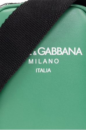 Justin Bieber en sweat capuche Dolce & Gabbana Shoulder bag with logo