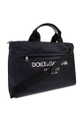 Dolce & Gabbana NAVY BLUE Shopper bag with logo