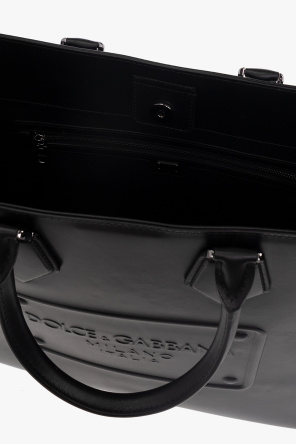 Dolce drawstring & Gabbana Leather shopper bag