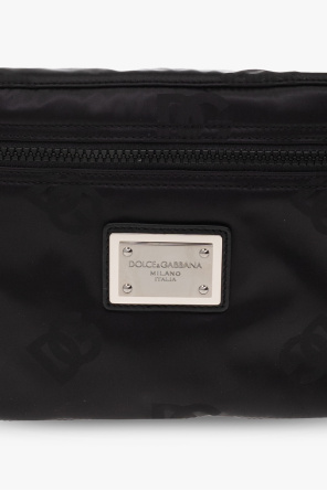 Dolce & Gabbana Kids bear pocket T-shirt ‘Sicilia DNA’ belt bag