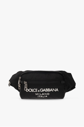 ‘sicilia dna’ belt bag od DOLCE & GABBANA GORSET BIELIŹNIANY