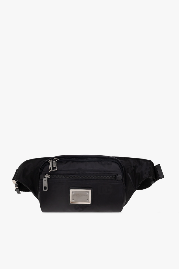 Dolce & Gabbana ‘Nero Sicilia DNA Small’ belt bag with Carretto