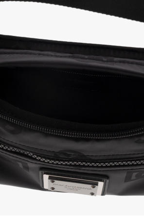 Dolce & Gabbana ‘Nero Sicilia DNA Small’ belt bag with Carretto