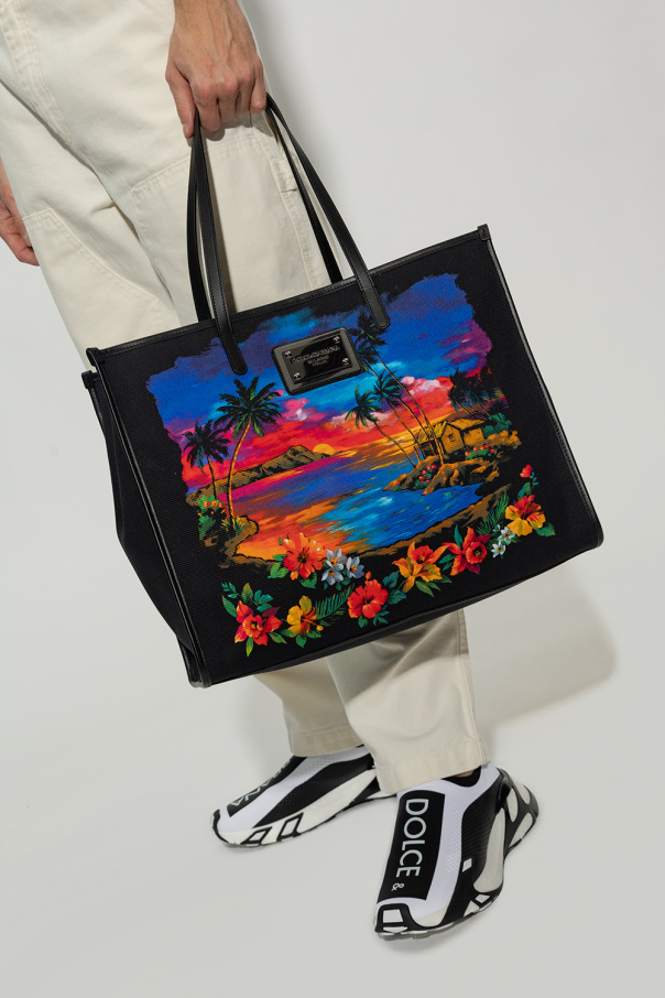 dolce patch-detail & Gabbana Shopper bag