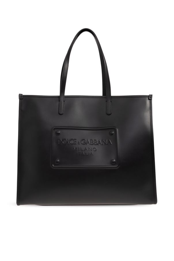 Leather shopper bag od Dolce & Gabbana