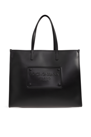 Skórzana torba typu ‘shopper’ od Dolce & Gabbana
