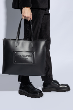 Skórzana torba typu ‘shopper’ od Dolce & Gabbana