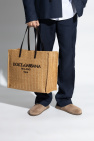 Dolce & Gabbana beige Shopper bag with logo
