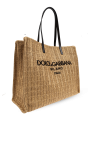Dolce & Gabbana beige Shopper bag with logo