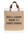 Dolce & Gabbana beige ‘Bum’ shopper bag
