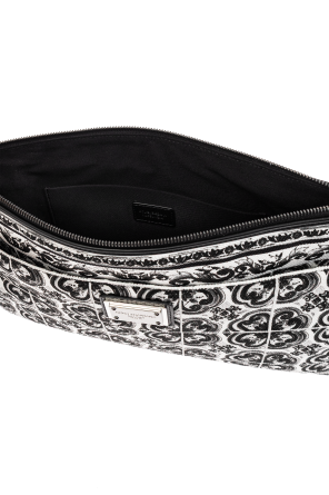Dolce & Gabbana Cartera de mano con estampado "Majolica"