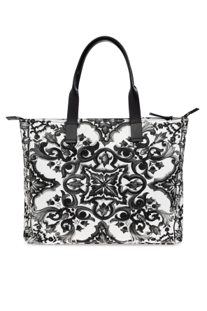 Dolce & Gabbana Shopper bag with 'Majolica' print