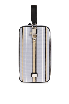 Jacquard-Handtasche mit Streifenmuster